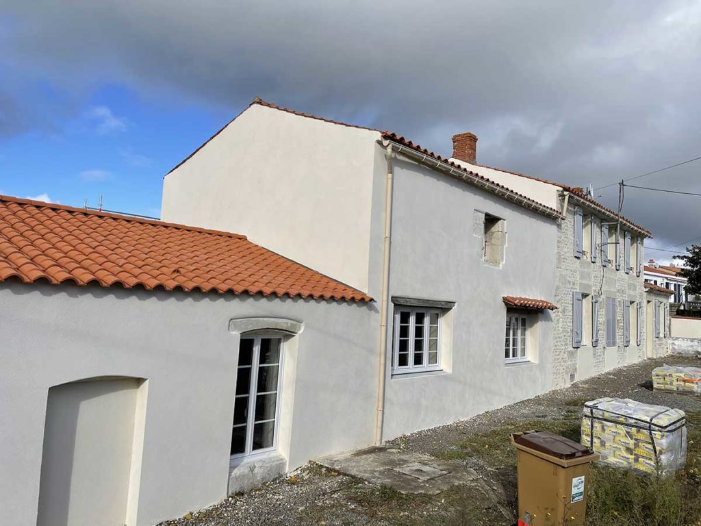 réhabilitation d'une maison en marais poitevin