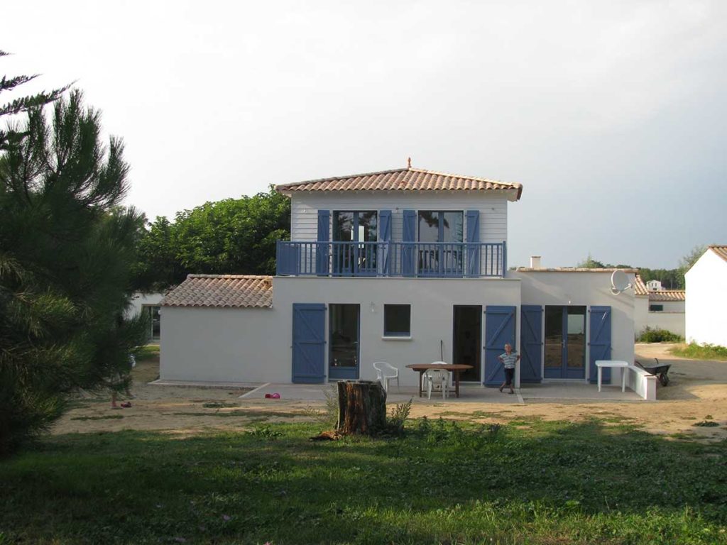 Maison individuelle en front de mer