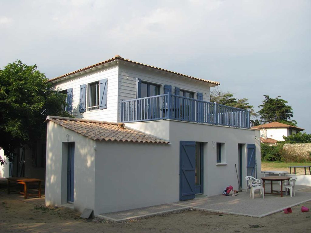 Maison individuelle en front de mer