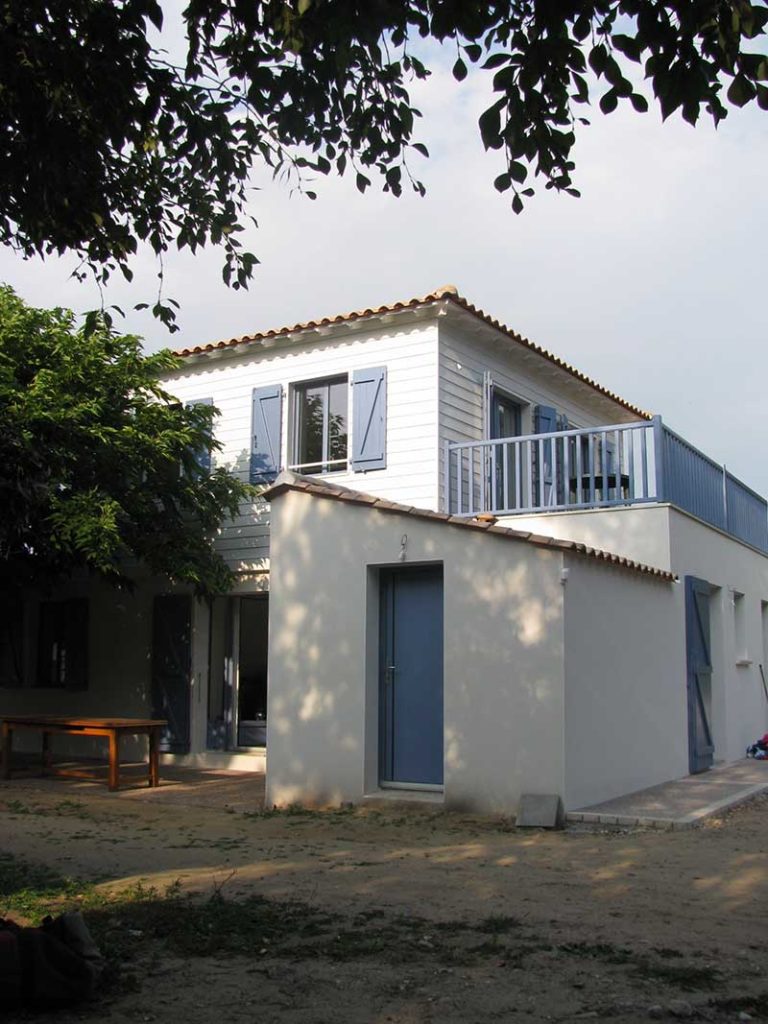 Maison individuelle en front de mer